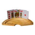 Load image into Gallery viewer, Single mapple wood card holders, holding cards